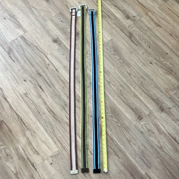 3 Belt bundle Banana Republic BANANA REPUBLIC Suede Belts Bundle of 3 Belts Sz Large main image 2